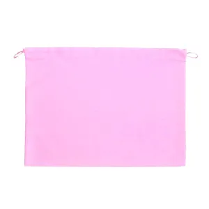 13x10" Pink Handmade in USA Cotton Polyester Colors Drawstring Dust Bag for Handbag, Sneakers, Clothes, Accessories, Travel, Storage, gift or packaging (X-Small 13x10", Pink)