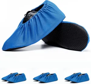 3 Pairs Non Slip Reusable Shoe Covers Breathable Full Sizes Unisex Mesh Washable Boot Covers Durable Dustproof Booties Cover For Contractor Laboratory