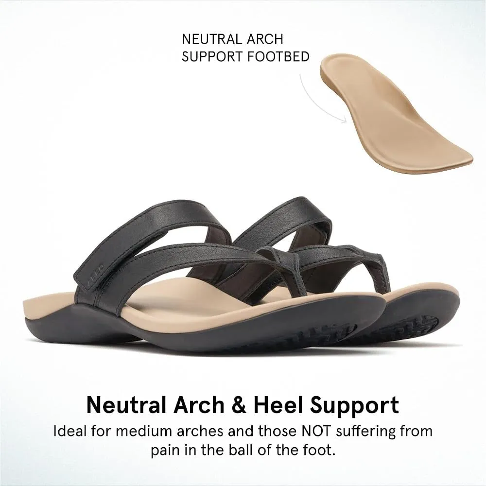 ABEO Oasis Thong Sandals For Women | Arch Support Sandals | Built-In Orthotic Insole | Plantar Fasciitis Pain Relief