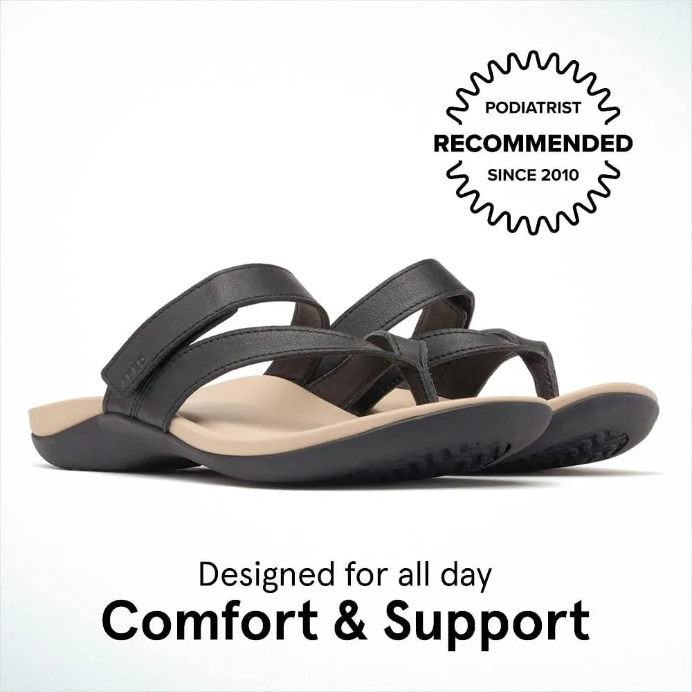 ABEO Oasis Thong Sandals For Women | Arch Support Sandals | Built-In Orthotic Insole | Plantar Fasciitis Pain Relief