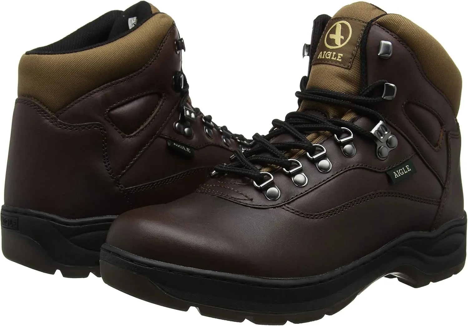 Aigle Mens Picardie Leather Boots