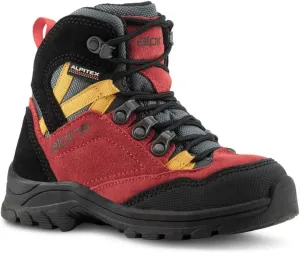 Alpina Kids Waterproof Hiking Boots - Durable Full Leather Lightweight Breathable Slip Resistant