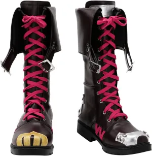 Anime Cosplay Costume Boots Adult Women Steampunk Shoes Accessories Outfit