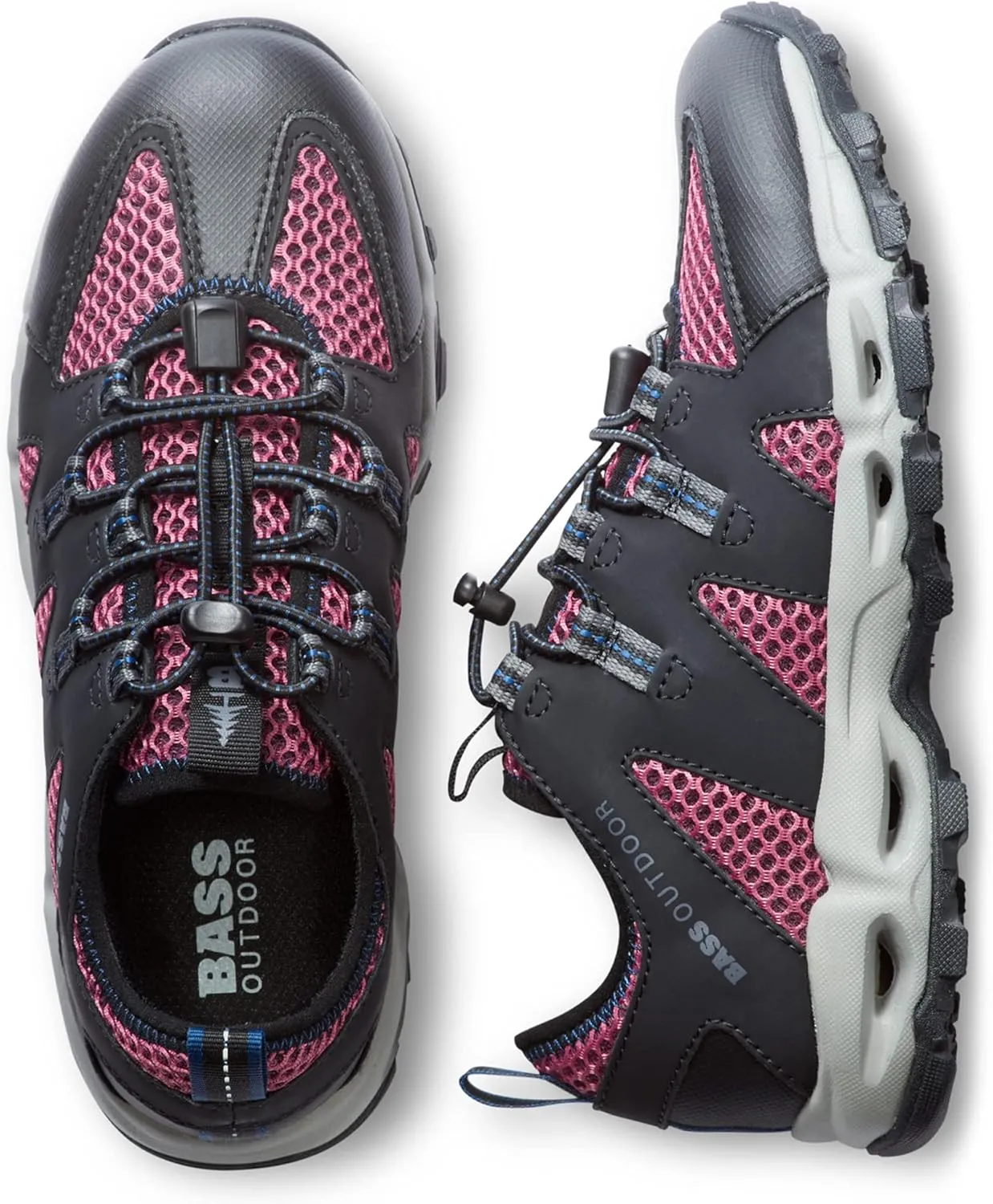 BASS OUTDOOR Women's Aqua Mesh Trail Hiking Shoe