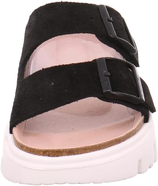 Birkenstock Arizona Chunky Suede Women's Black Sandals