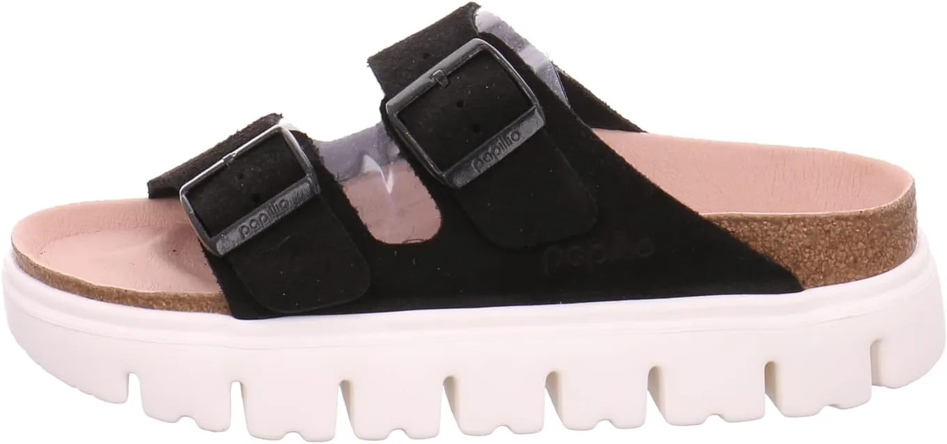 Birkenstock Arizona Chunky Suede Women's Black Sandals