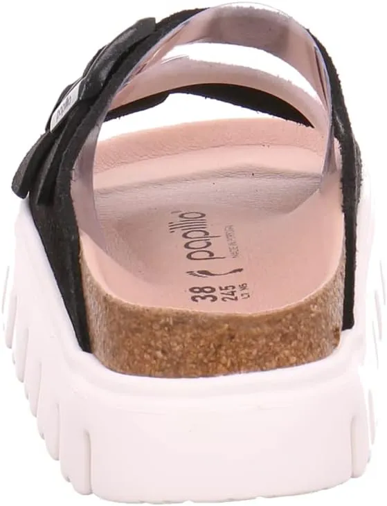 Birkenstock Arizona Chunky Suede Women's Black Sandals