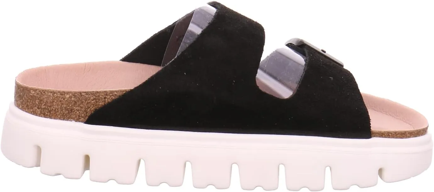 Birkenstock Arizona Chunky Suede Women's Black Sandals