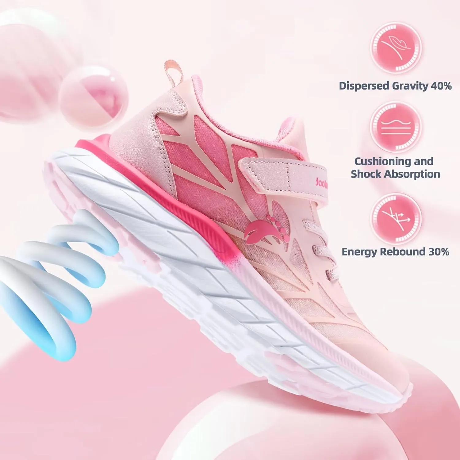 Boys Girls Kids Orthopedic Walking Shoes: Comfortable Casual Plantar Fasciitis Arch Support Athletic Running Sneakers, Orthotic Breathable School Sports Tennis Shoes for Foot and Pain Relief