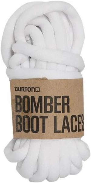 Burton Bomber Snowboard Boot Laces (White)