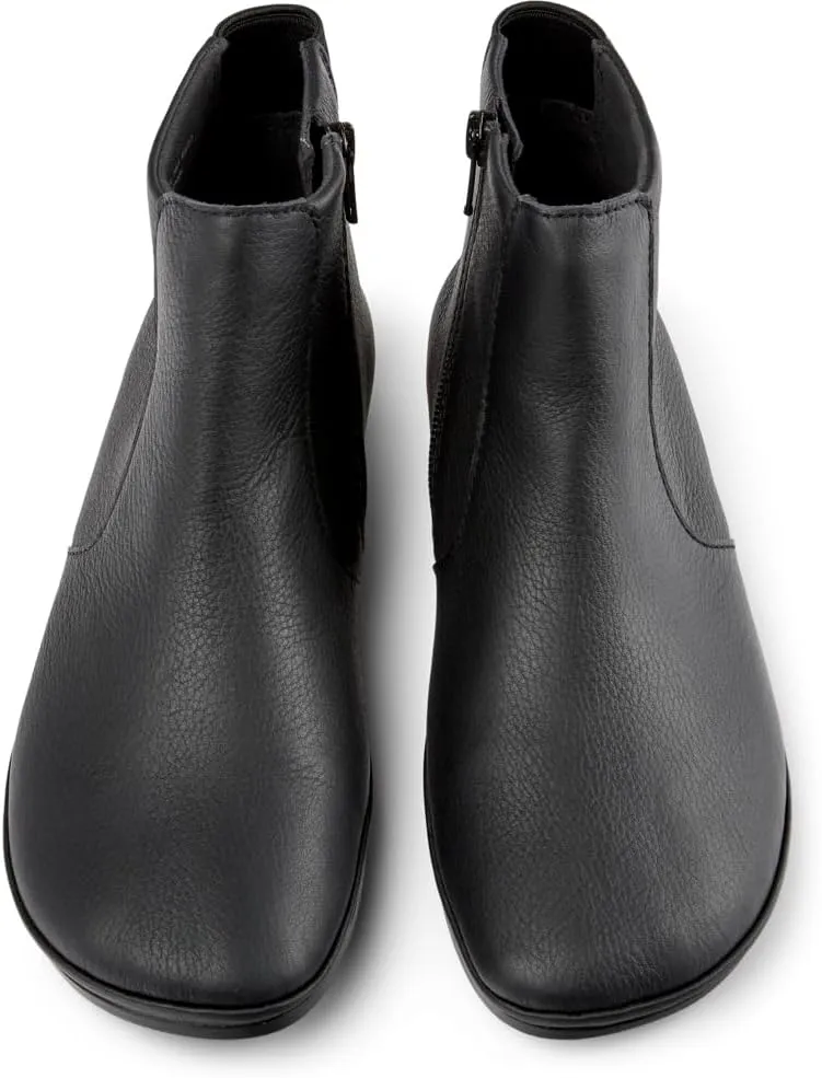 Camper Right Ankle Boots for Women - Ultra-Comfortable Lace-Up Leather Boots with EVA Comfort Footbeds, Breathable Lining & Flexible Rubber Outsole