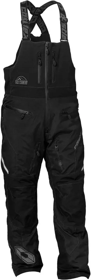 CastleX Men's Tundra Bib in Black, Size Large Tall