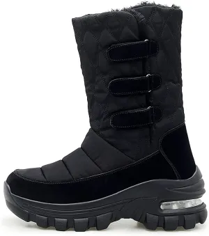 CERYTHRINA Womens Snow Boots Fur Lining Bootie Warm Ankle Booties Outdoor Thickening Winter Shoes
