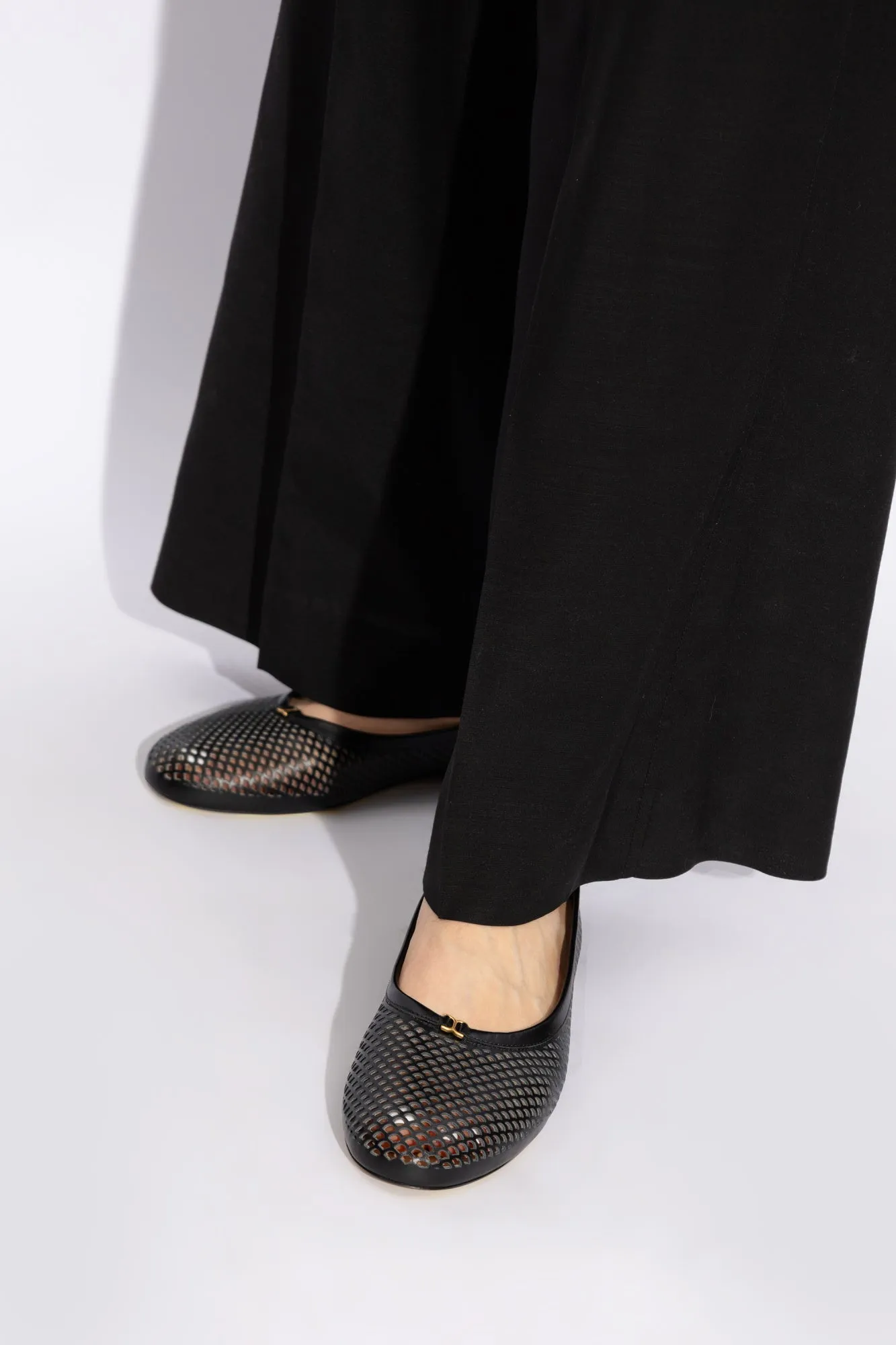 Chloé Openwork ballet flats 'Marcie' in BLACK - 38