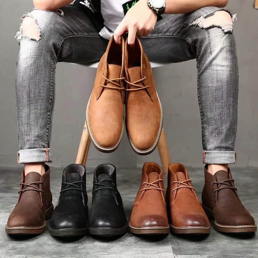 Chukka Boots Fashion and Comfort Casual Oxfords Ankle Lace Up Boot