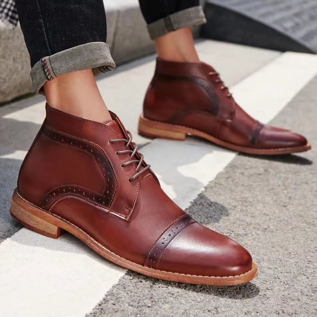 Chukka Boots Fashion and Comfort Casual Oxfords Ankle Lace Up Boot