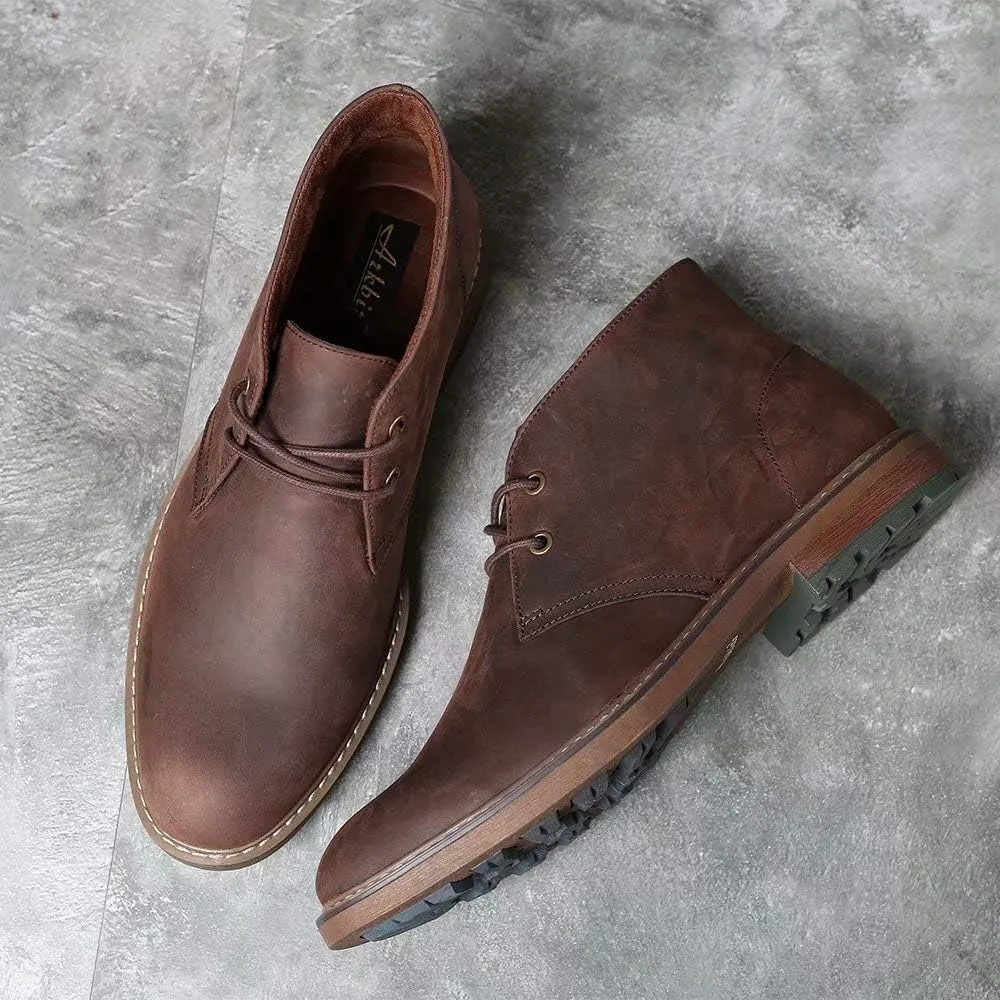 Chukka Boots Fashion and Comfort Casual Oxfords Ankle Lace Up Boot