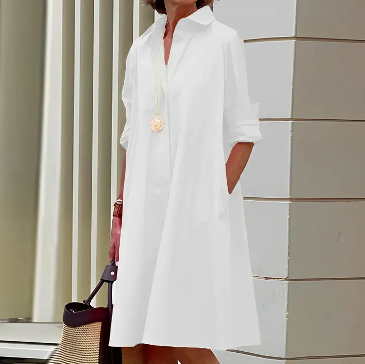 Classic Elegant Shirt Dress