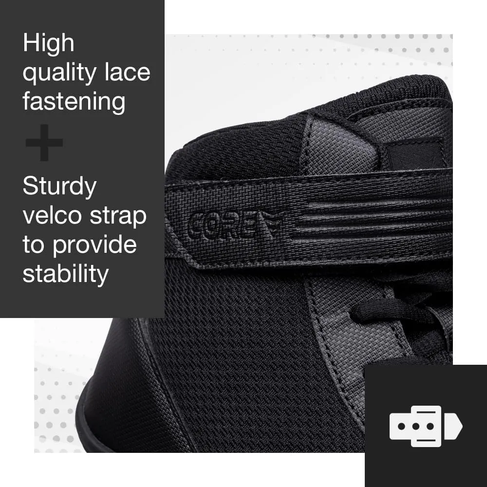 CORE Wrestling Shoes – High Traction Wrestling Shoes for Men, Women, Youth & Kids - Durable Shoes for Wrestling, Boxing, Weightlifting & Bodybuilding – Combat Sports Footwear, Lightweight Gym Shoes