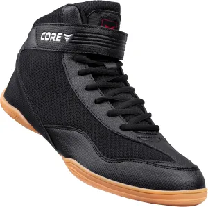 CORE Wrestling Shoes – High Traction Wrestling Shoes for Men, Women, Youth & Kids - Durable Shoes for Wrestling, Boxing, Weightlifting & Bodybuilding – Combat Sports Footwear, Lightweight Gym Shoes