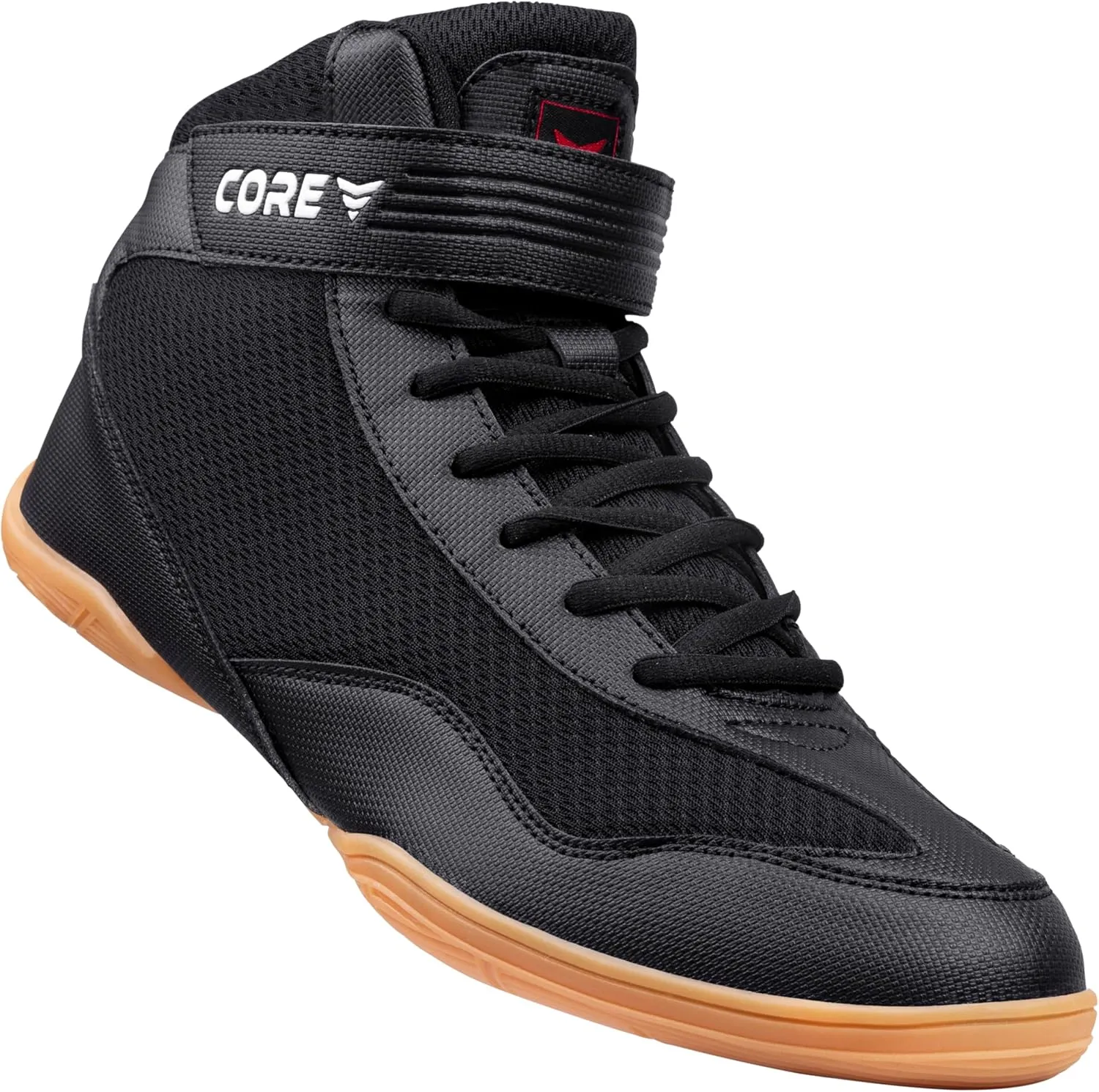 CORE Wrestling Shoes – High Traction Wrestling Shoes for Men, Women, Youth & Kids - Durable Shoes for Wrestling, Boxing, Weightlifting & Bodybuilding – Combat Sports Footwear, Lightweight Gym Shoes