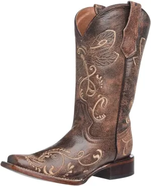 Corral Boots L5079 Brown/Bone 6 B (M)