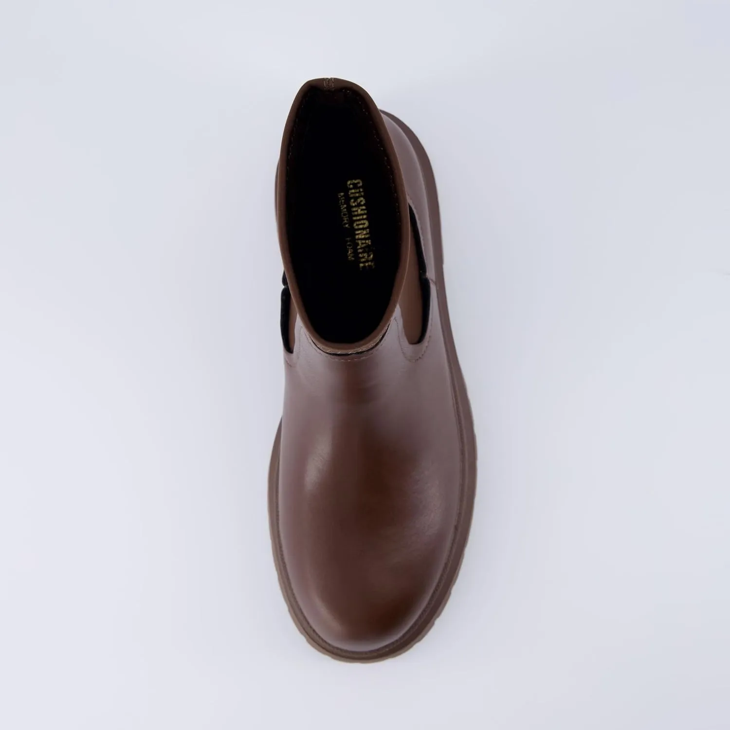 CUSHIONAIRE Women's Dee Chelsea Stretch boot  Memory Foam, Wide Widths Available