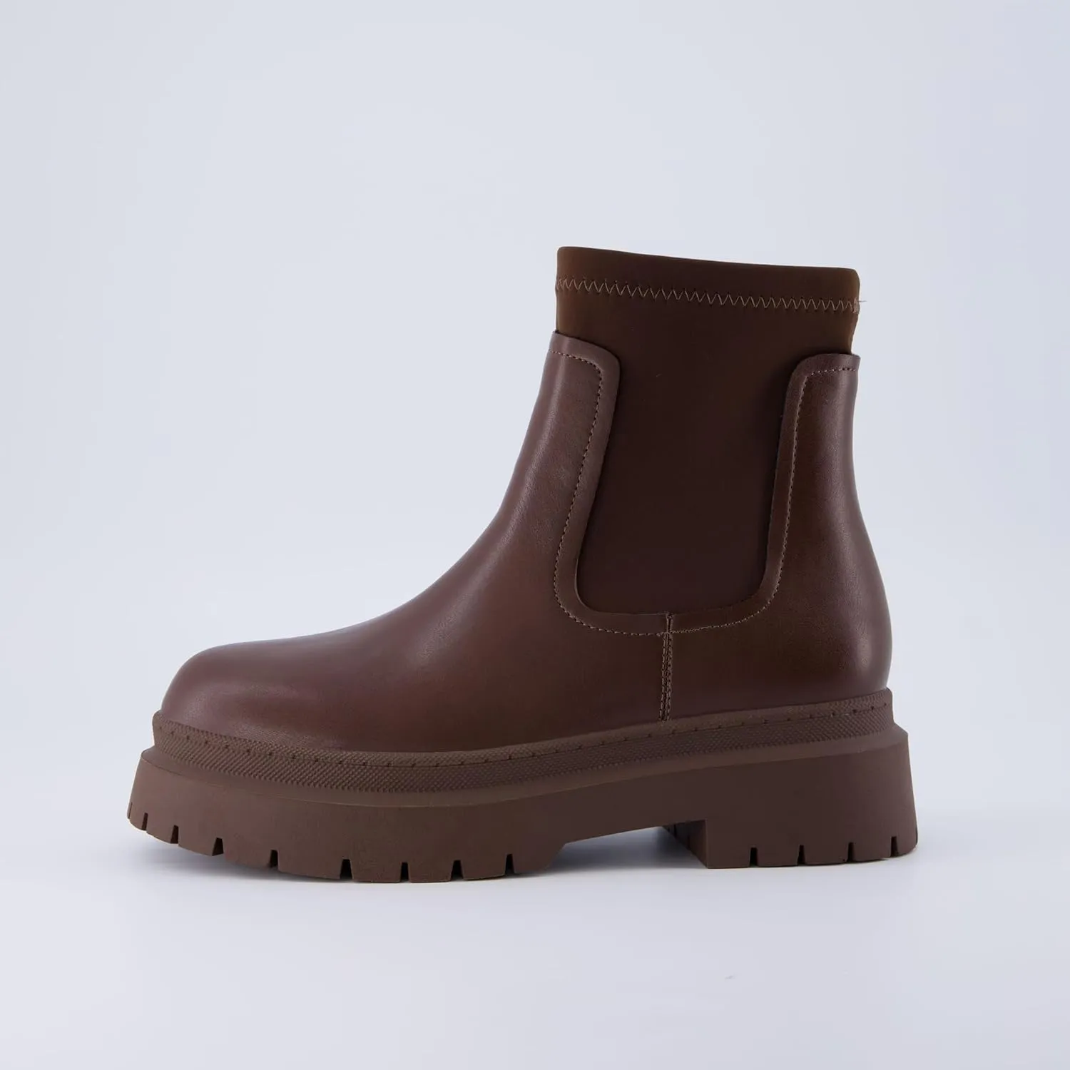 CUSHIONAIRE Women's Dee Chelsea Stretch boot  Memory Foam, Wide Widths Available