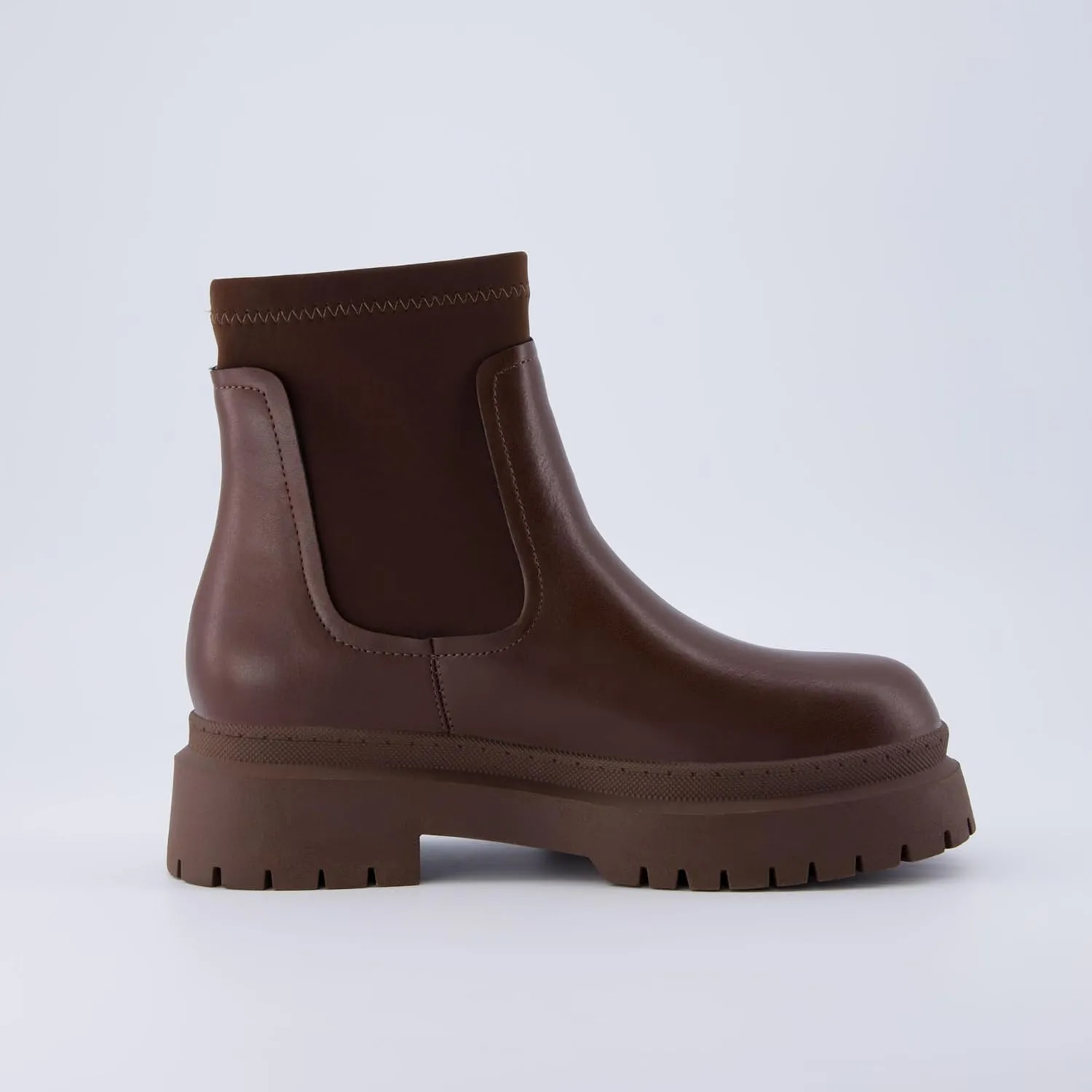 CUSHIONAIRE Women's Dee Chelsea Stretch boot  Memory Foam, Wide Widths Available