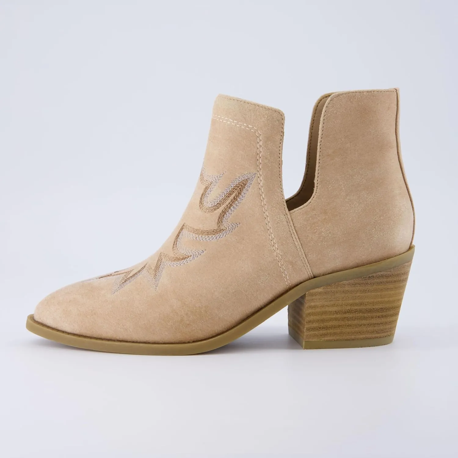 CUSHIONAIRE Women's Rustler Western bootie  Memory Foam, Wide Widths Available