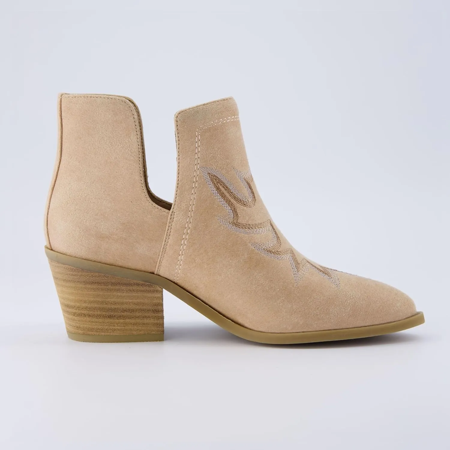 CUSHIONAIRE Women's Rustler Western bootie  Memory Foam, Wide Widths Available