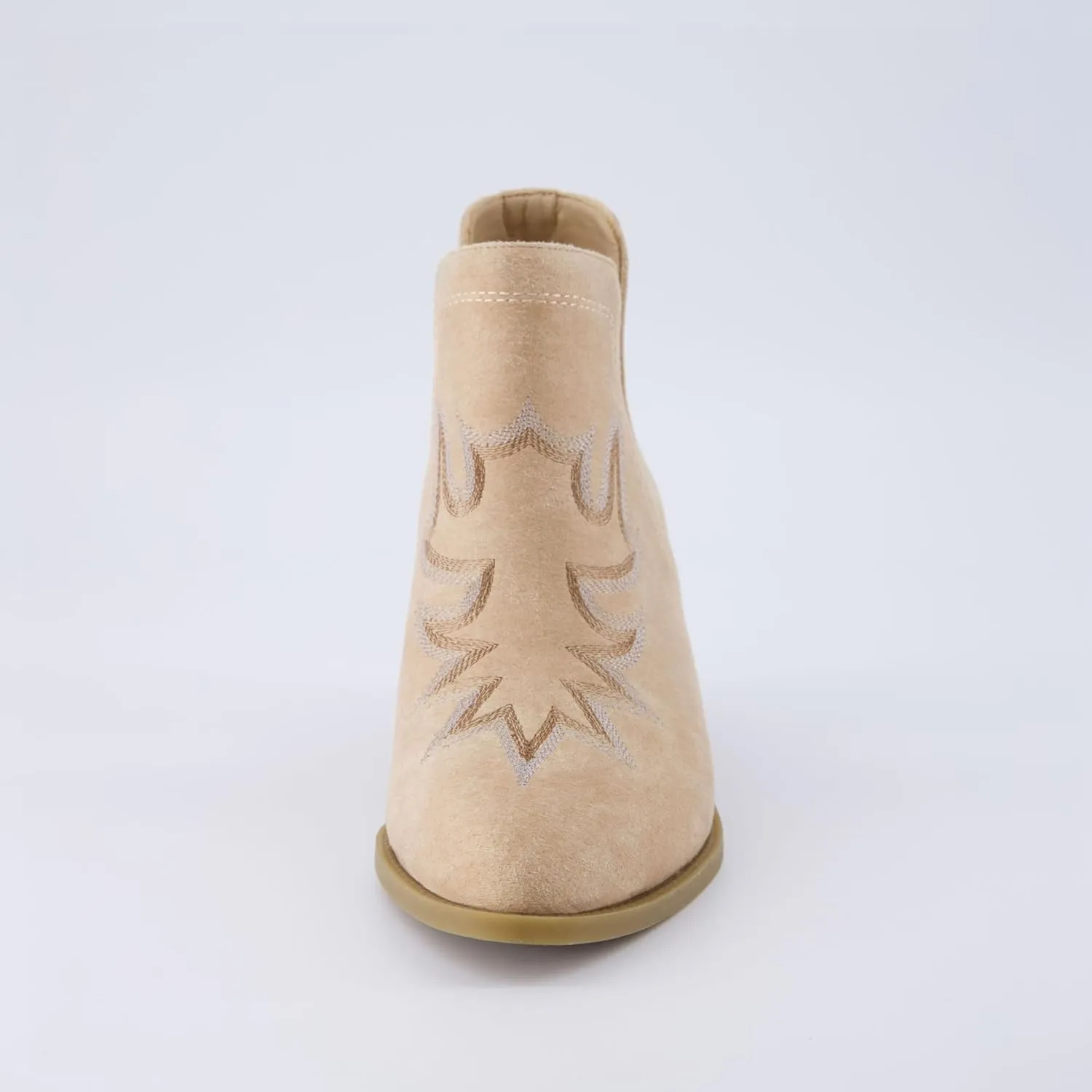 CUSHIONAIRE Women's Rustler Western bootie  Memory Foam, Wide Widths Available