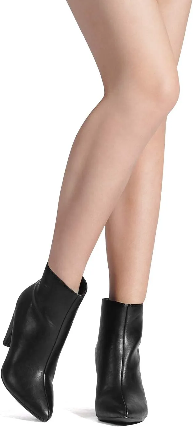 DREAM PAIRS Women's Pointed Toe Ankle Boots High Heel Booties Fashion Zipper Dress Boots