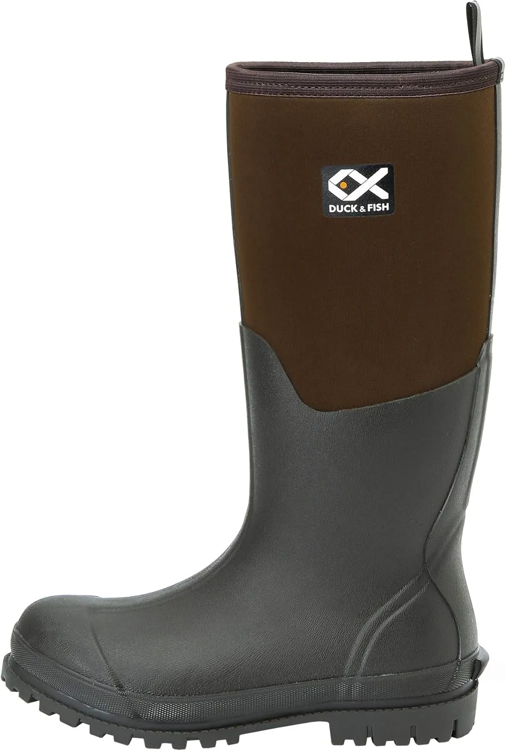 Duck and Fish 16 inches Fishing Hunting Neoprene High Rubber Overlay Molded Outsole Knee Boot