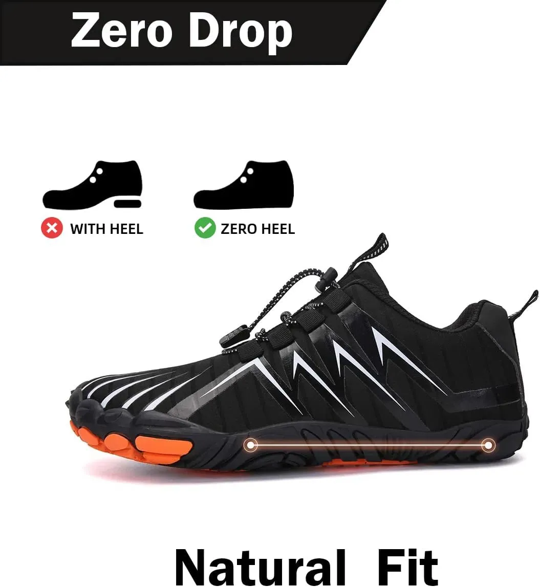 Explorer Max Non-Slip Ultra-Light Barefoot Shoes Men’s Trail Running Shoes Wide Toe Box Barefoot Sneakers