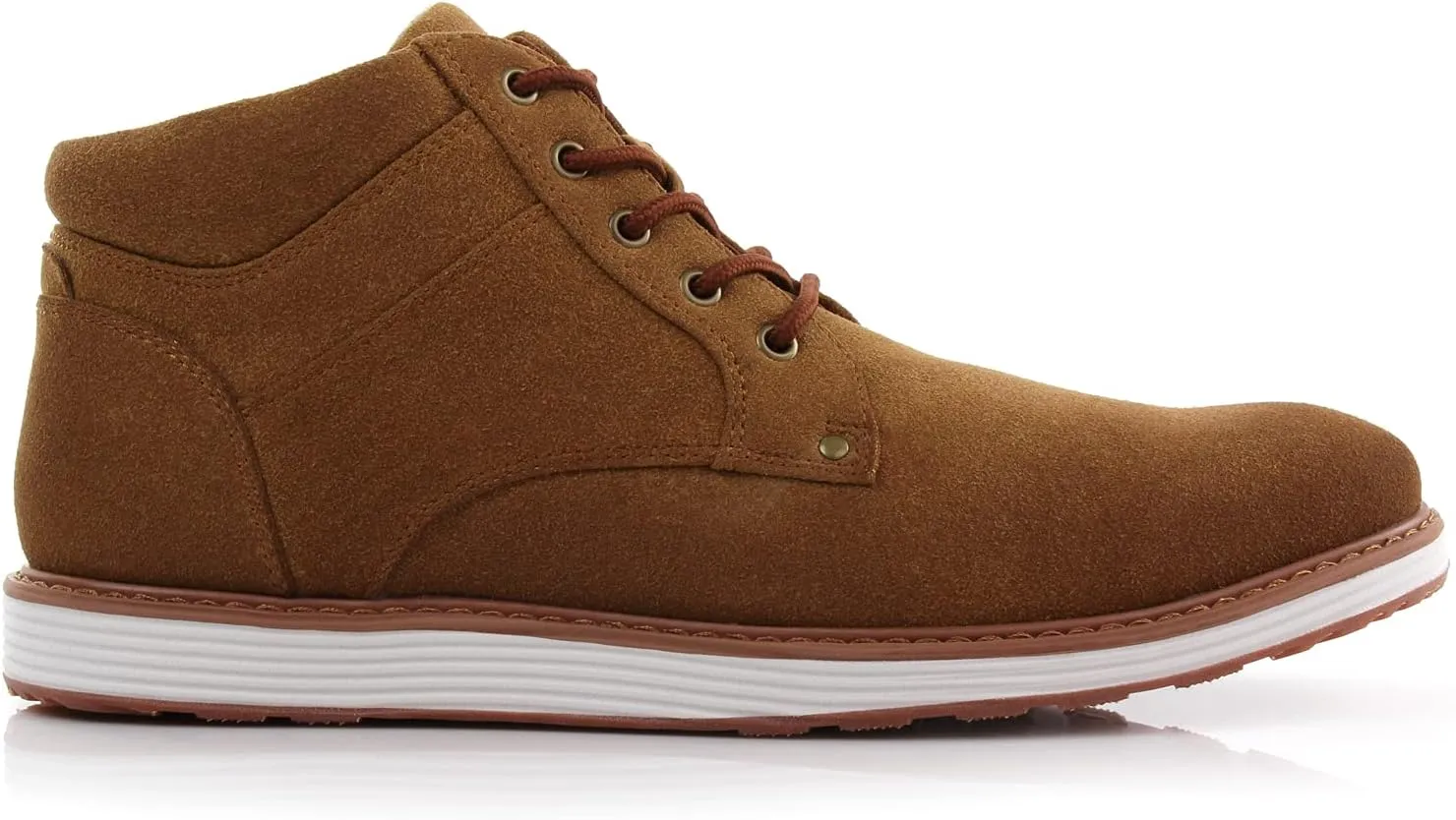 Ferro Aldo Mens Casual Mid-Top Desert Chukka Ankle Boots