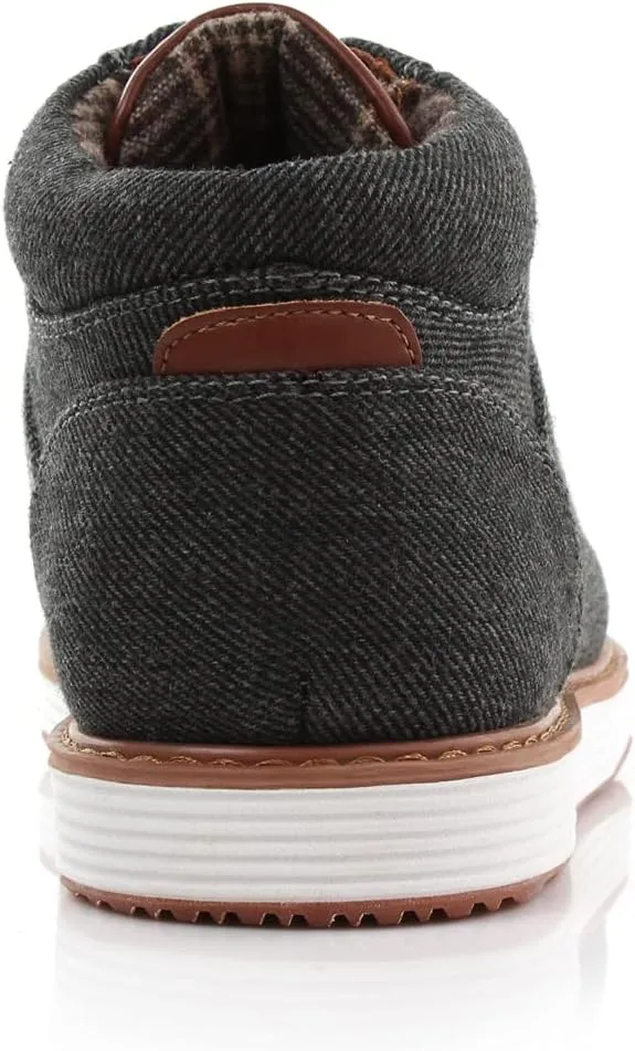 Ferro Aldo Mens Casual Mid-Top Desert Chukka Ankle Boots