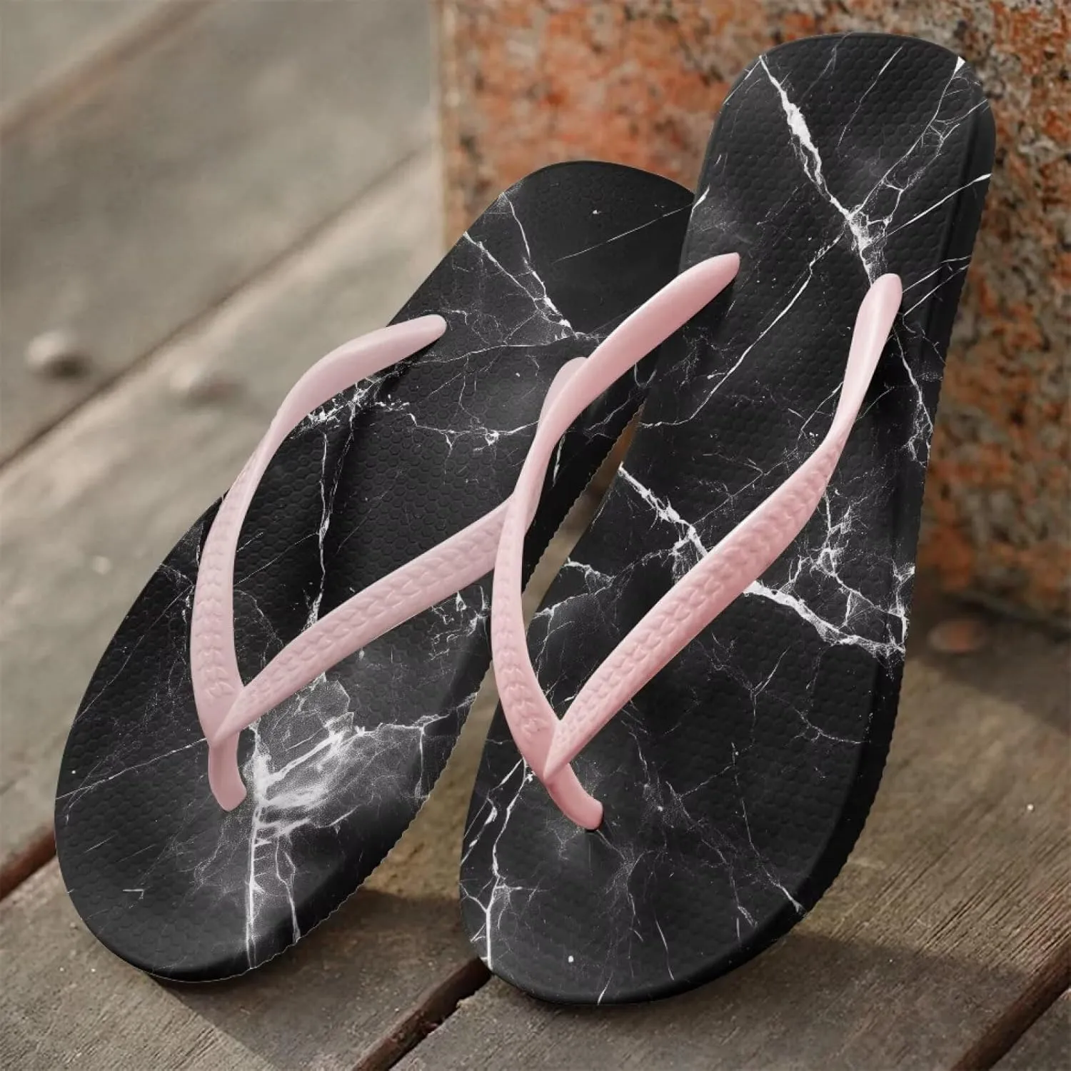 Flip Flops for Women Comfortable Summer Beach Walking Thong Cushion Sandals Slip On Indoor Shower Outdoor