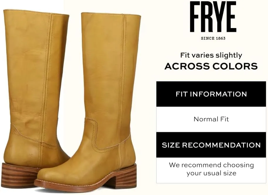 Frye Campus 14L Iconic Tall Boots for Women Crafted from Signature Montana Leather with Genuine Stitch Welt Construction and Stacked Leather Heel