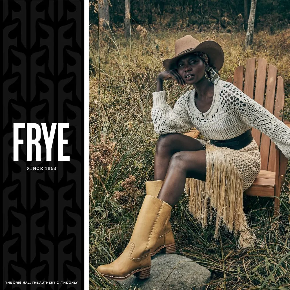 Frye Campus 14L Iconic Tall Boots for Women Crafted from Signature Montana Leather with Genuine Stitch Welt Construction and Stacked Leather Heel