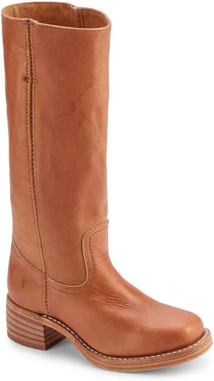 Frye Campus 14L Iconic Tall Boots for Women Crafted from Signature Montana Leather with Genuine Stitch Welt Construction and Stacked Leather Heel