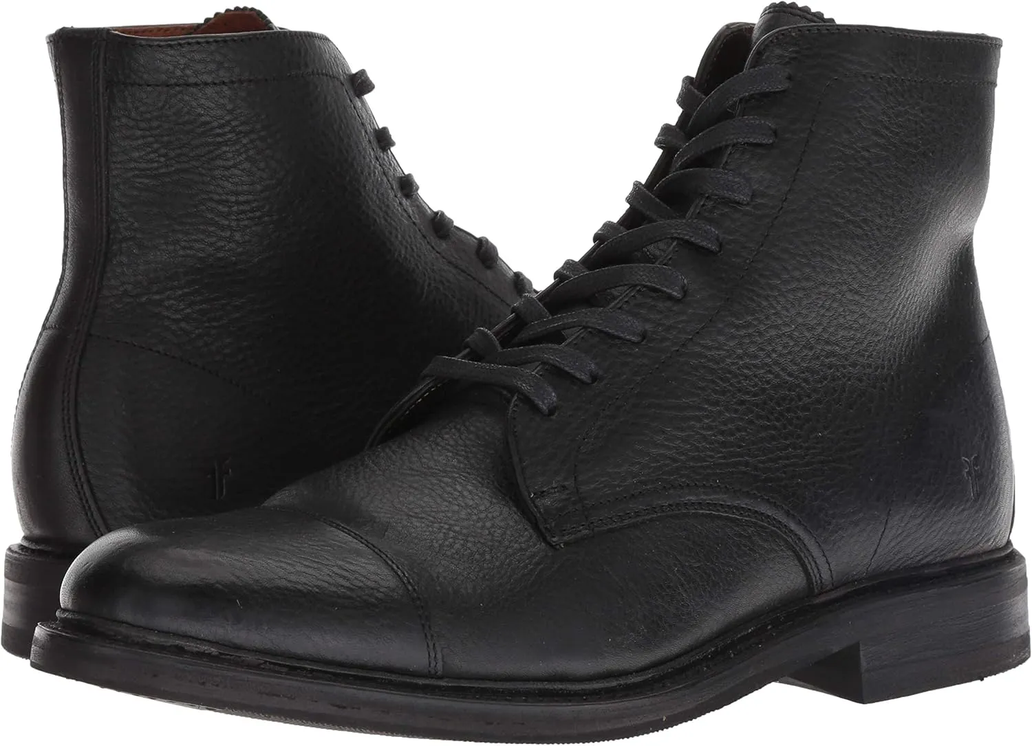 Frye Seth Cap Toe Lace Up Boot - Men's Premium Leather Dress Shoe, Classic Style, Durable Construction, Versatile Comfort