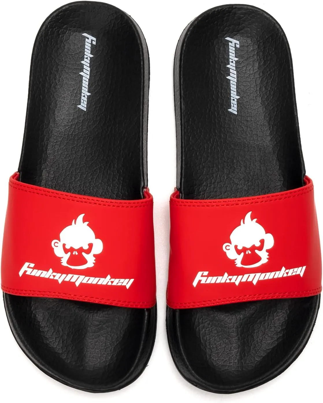 FUNKYMONKEY Slides for Men, Indoor & Outdoor Comfort Casual Sandals