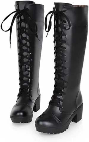 Futaba Sakura Boots Cosplay Shoes for Game High Heel Black Shoes Cos Halloween Women Custom Made Anime