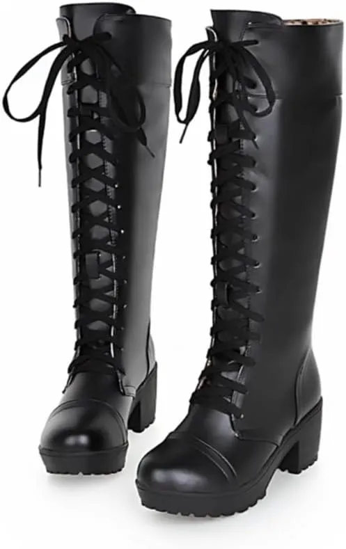 Futaba Sakura Boots Cosplay Shoes for Game High Heel Black Shoes Cos Halloween Women Custom Made Anime