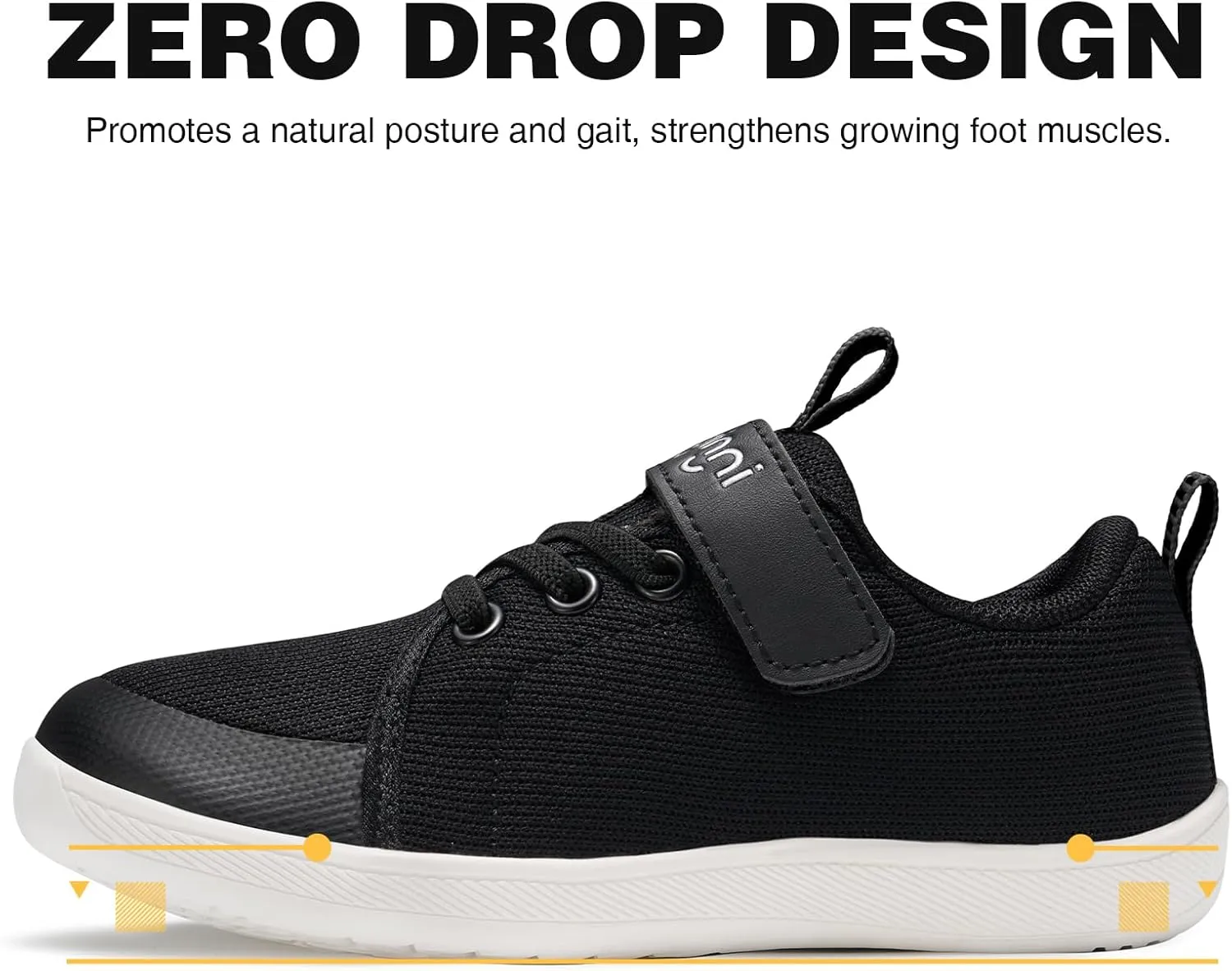 GINNI Little Big Kids Wide Barefoot Shoes Boys Girls Walking Shoes Minimalist Sneakers Lightweight Breathable Girls Wide Toe Box Shoes Zero Drop Sole Naturally Splay Kids Barefoot Running Shoes