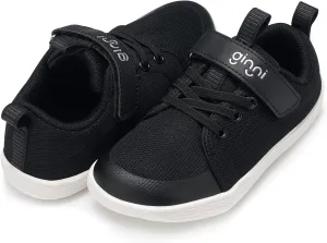 GINNI Little Big Kids Wide Barefoot Shoes Boys Girls Walking Shoes Minimalist Sneakers Lightweight Breathable Girls Wide Toe Box Shoes Zero Drop Sole Naturally Splay Kids Barefoot Running Shoes