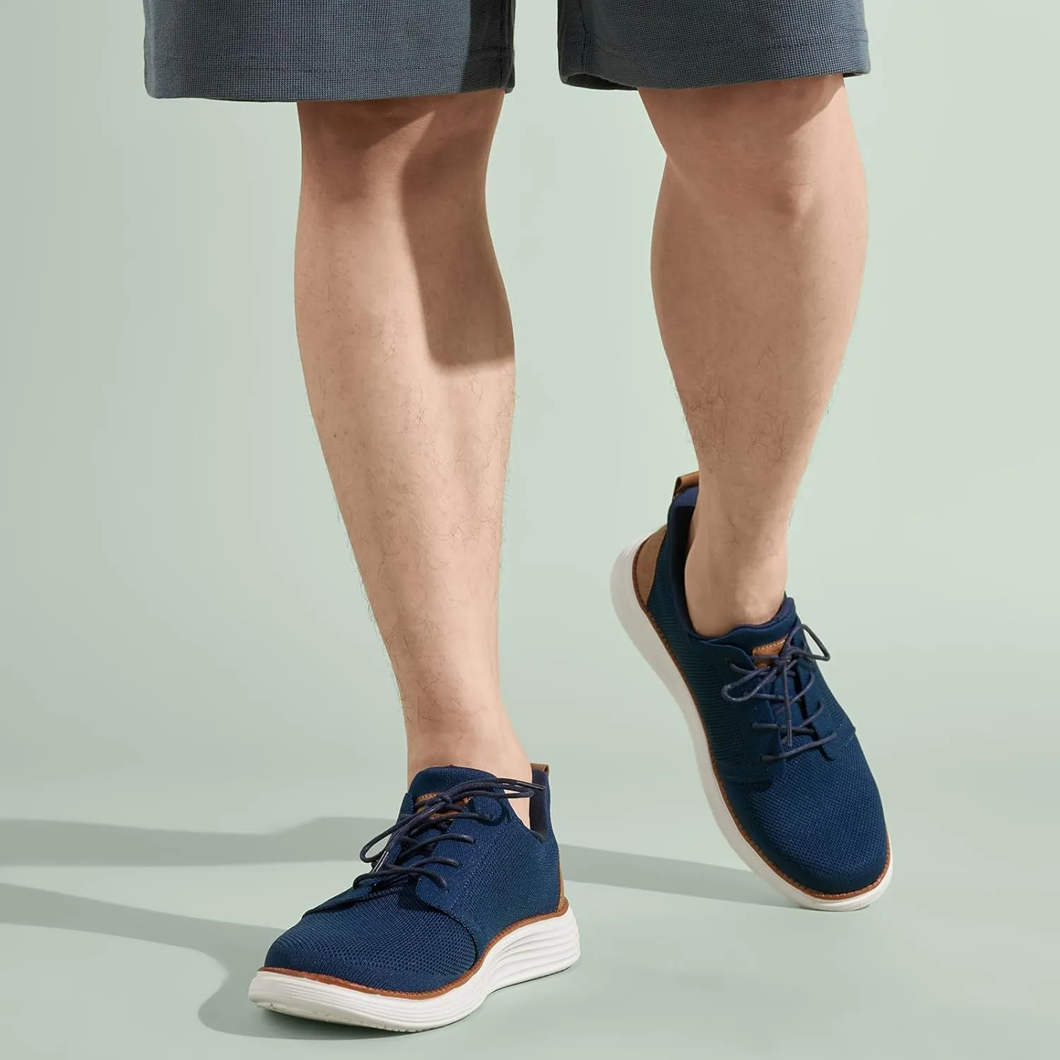 HEEZ Men's Casual Shoes Dress Sneakers Fashion Walking Shoes for Men Oxfords Lightweight Comfortable Tennis