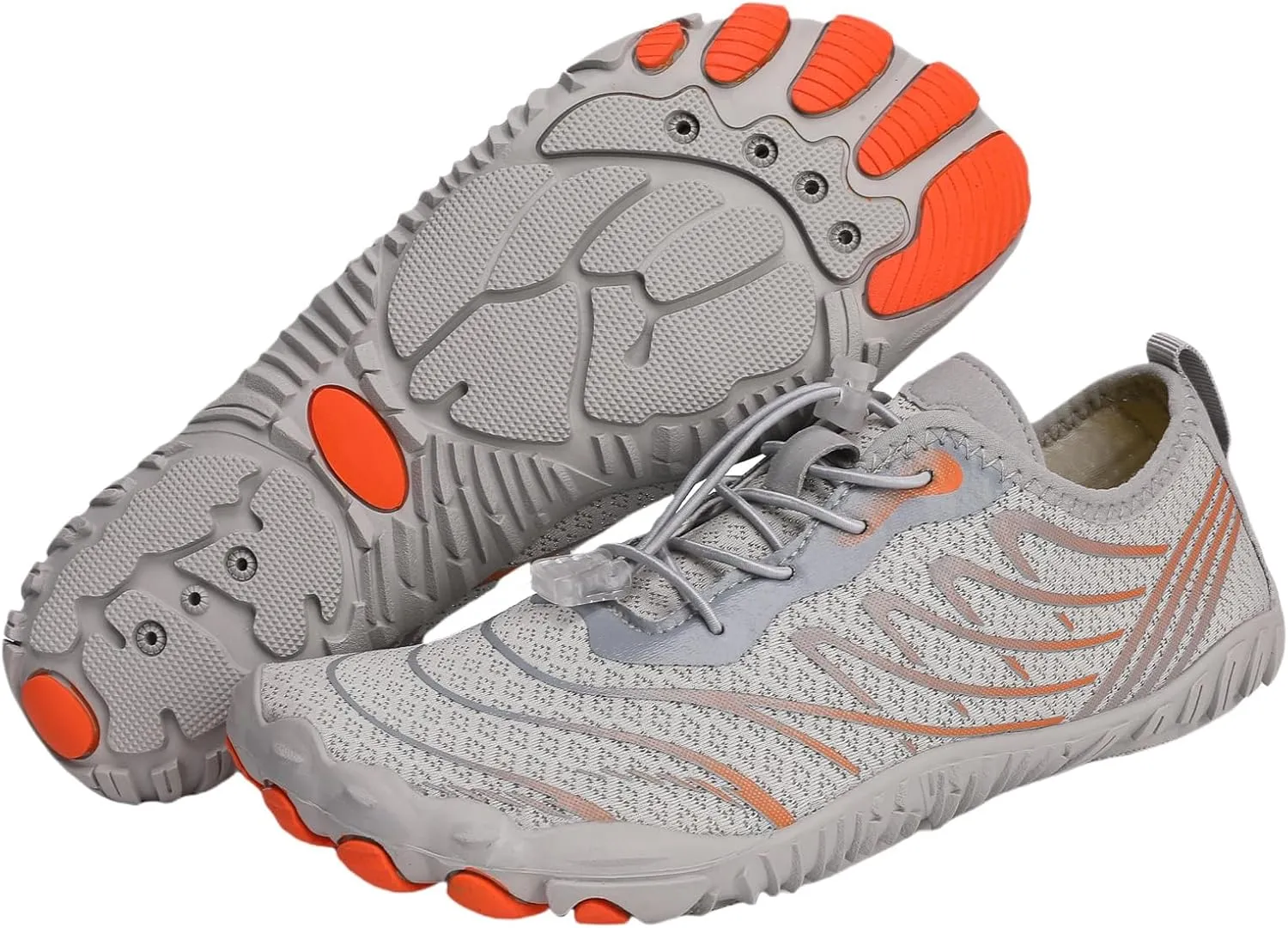 Hike Barefoot Shoes for Women Men Quick Dry Waterproof Barefoot Footwear Anti-Slip Grounding Shoes Running Healthy Athletic Sneaker Lightweight Beach Swim Outdoor Shoe