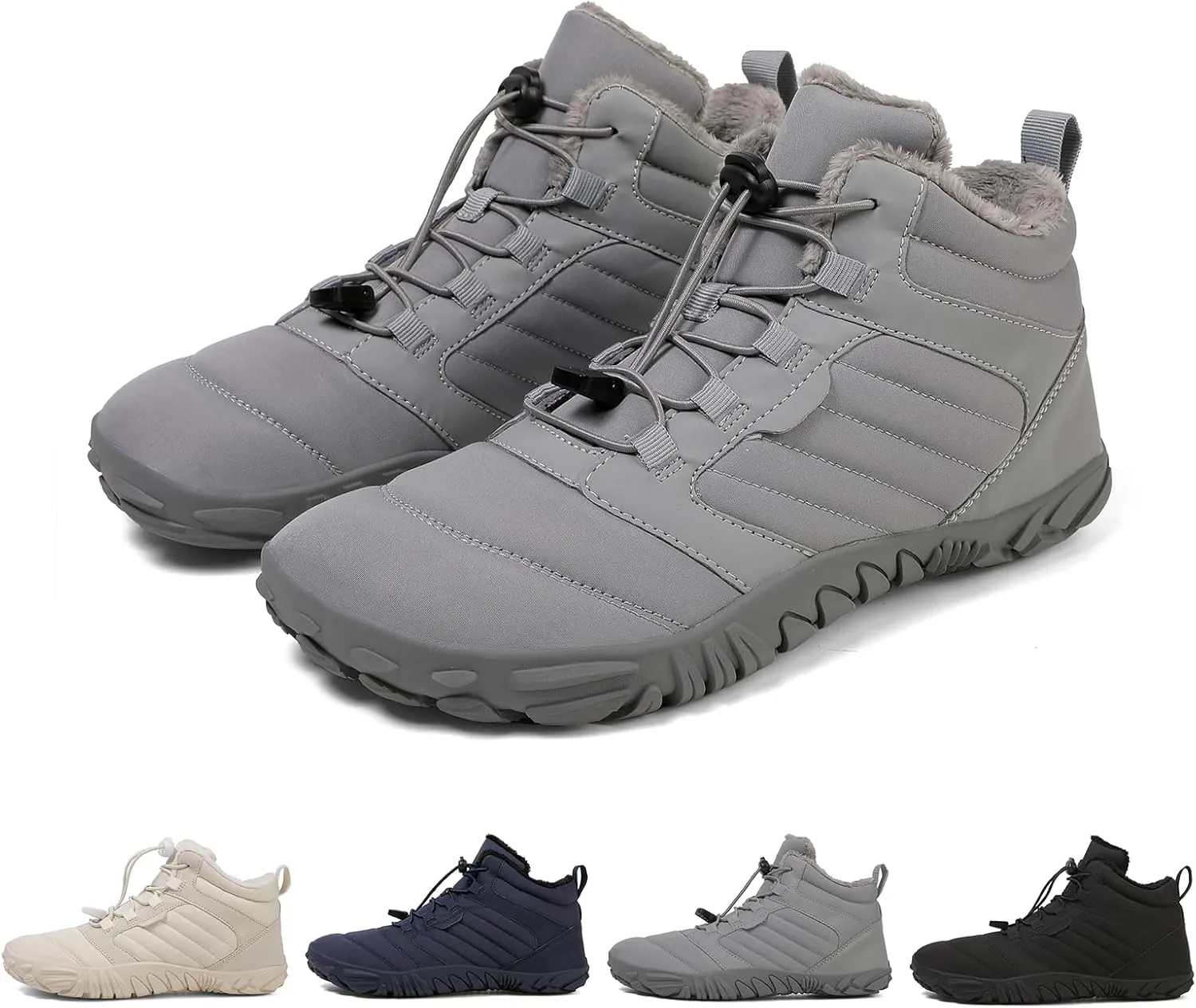 Hike Winter Footwear Barefoot Womens, Walking Hiking Winter Barefoot Shoes Women, Barefoot Shoes Men Women Waterproof Wide Toe Box Boots